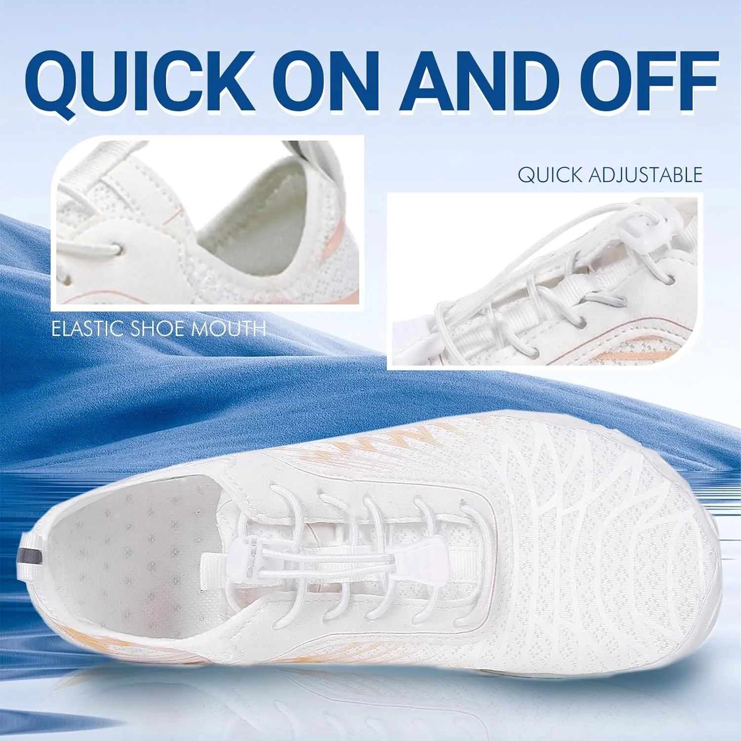 Grounded Footwear for Men Barefoot Shoes Women, Comfortable Lightweight Wide Toe Hike Shoes with Waterproof and Non-Slip