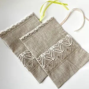Handmade Linen Gift Bag