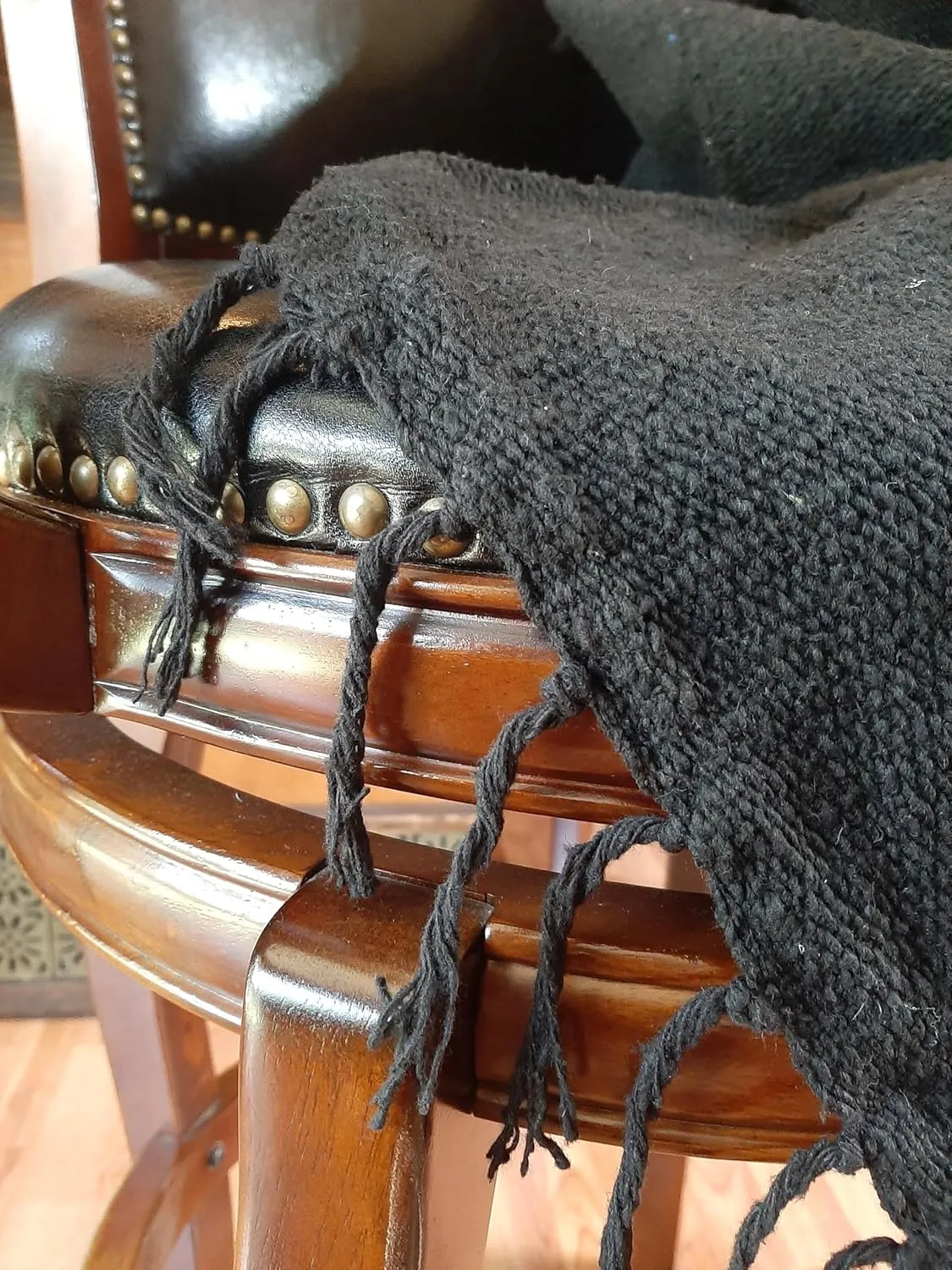 Handmade Solid Color Yoga Blanket - Thick Mexican Blanket or Throw - Made for Yoga!