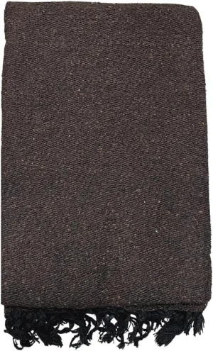 Handmade Solid Color Yoga Blanket - Thick Mexican Blanket or Throw - Made for Yoga!