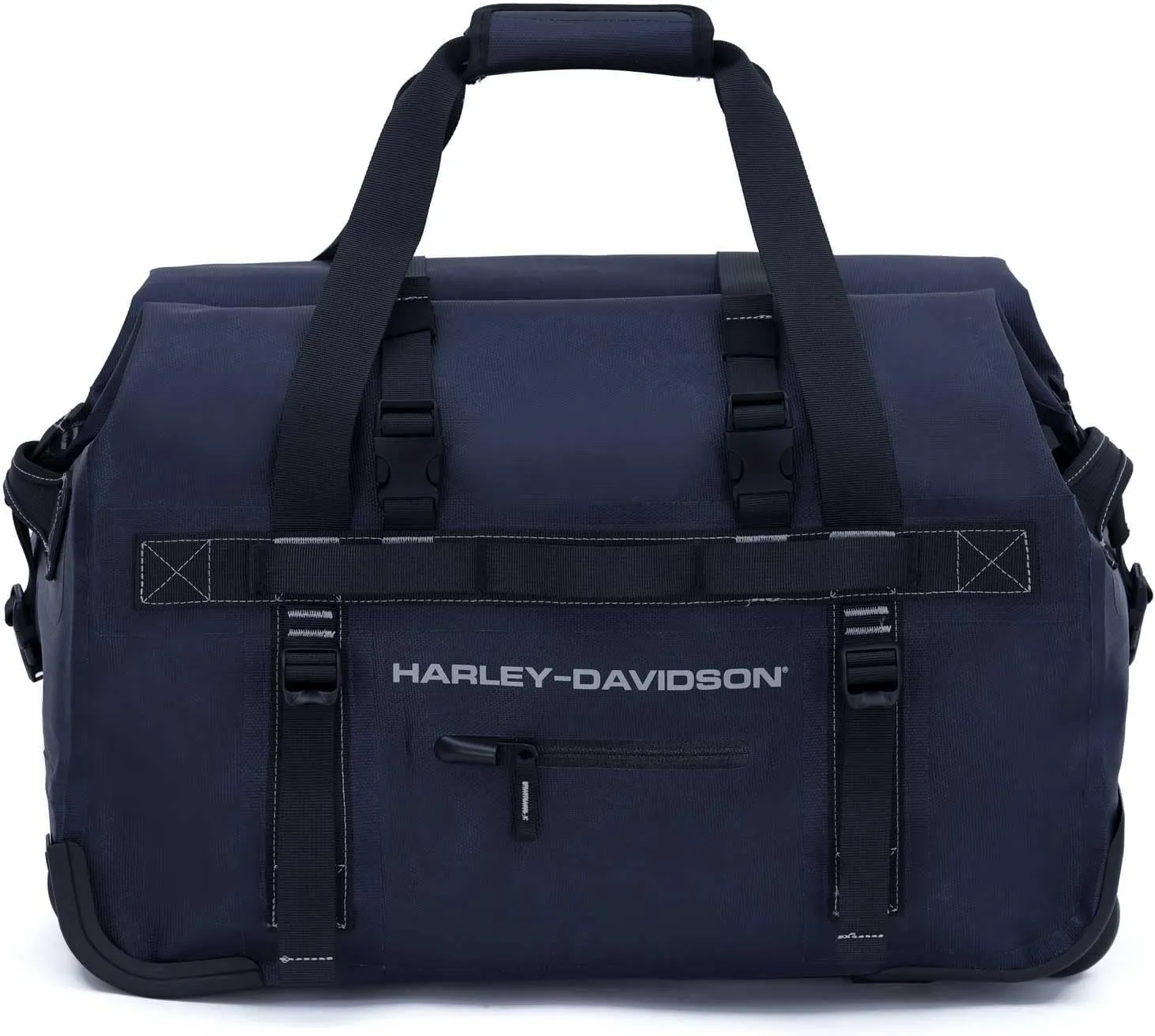 Harley-Davidson 21" Waterproof Adventure Carry-On Wheeling Duffel Bag, Blue