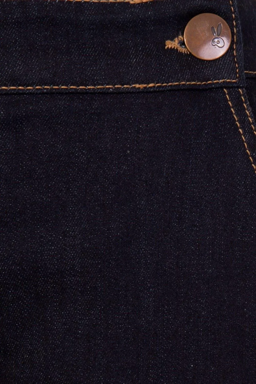 Hell Bunny Charlie Denim Jeans 50s Vintage Retro Capri Trousers 3/4 Pedal Pushers