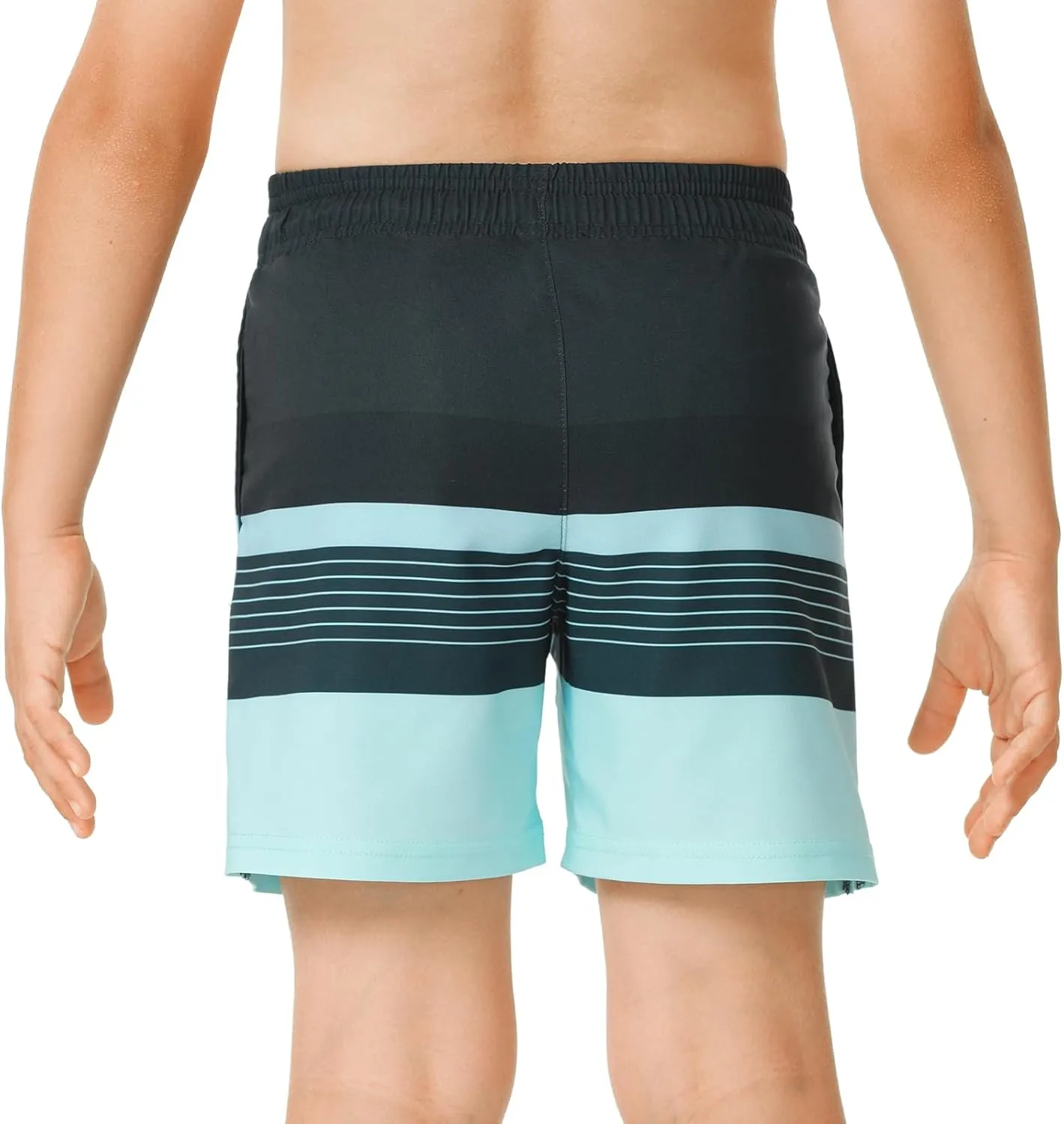 HODOSPORTS Boys Swim Trunks with Compression Liner Swimwear Bathing Suits Swim Shorts with Pockets