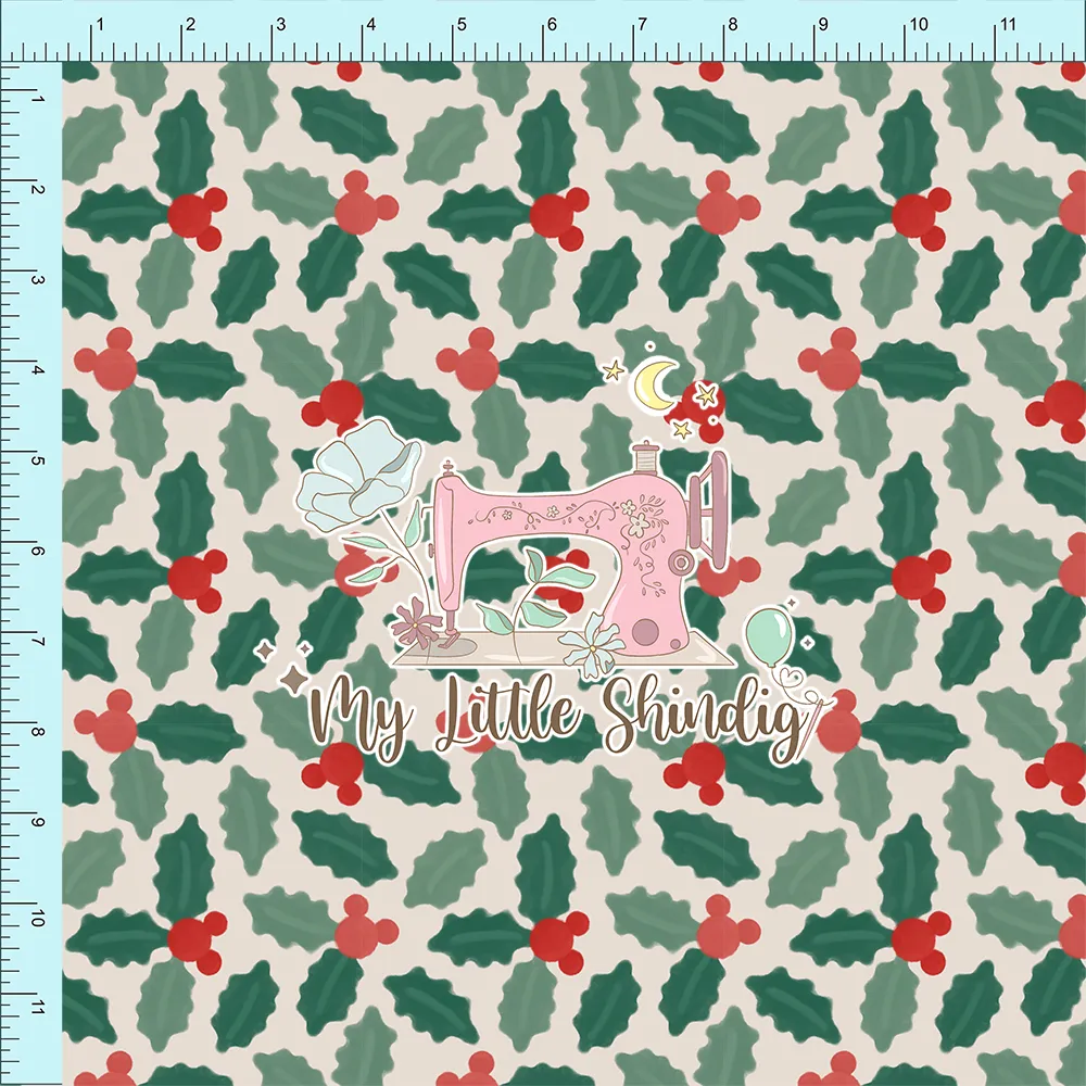 Holiday Holly Mouse - Fab Club Month 42 (pre-order)