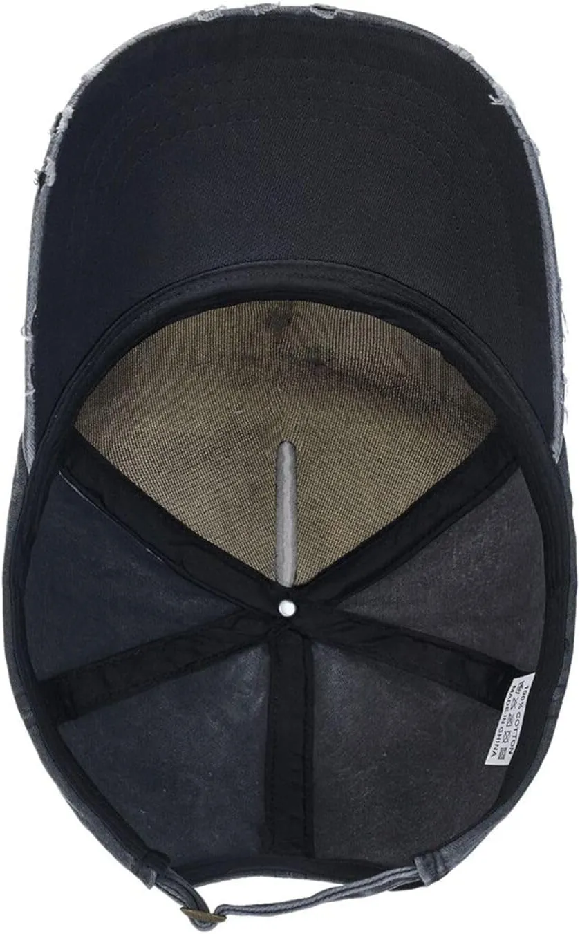Horse Horseback Riding Jump Just Get Over It Outdoor Adult Washed Baseball Cap, Cowboy Hat, Travel Hat Sandwich Cap