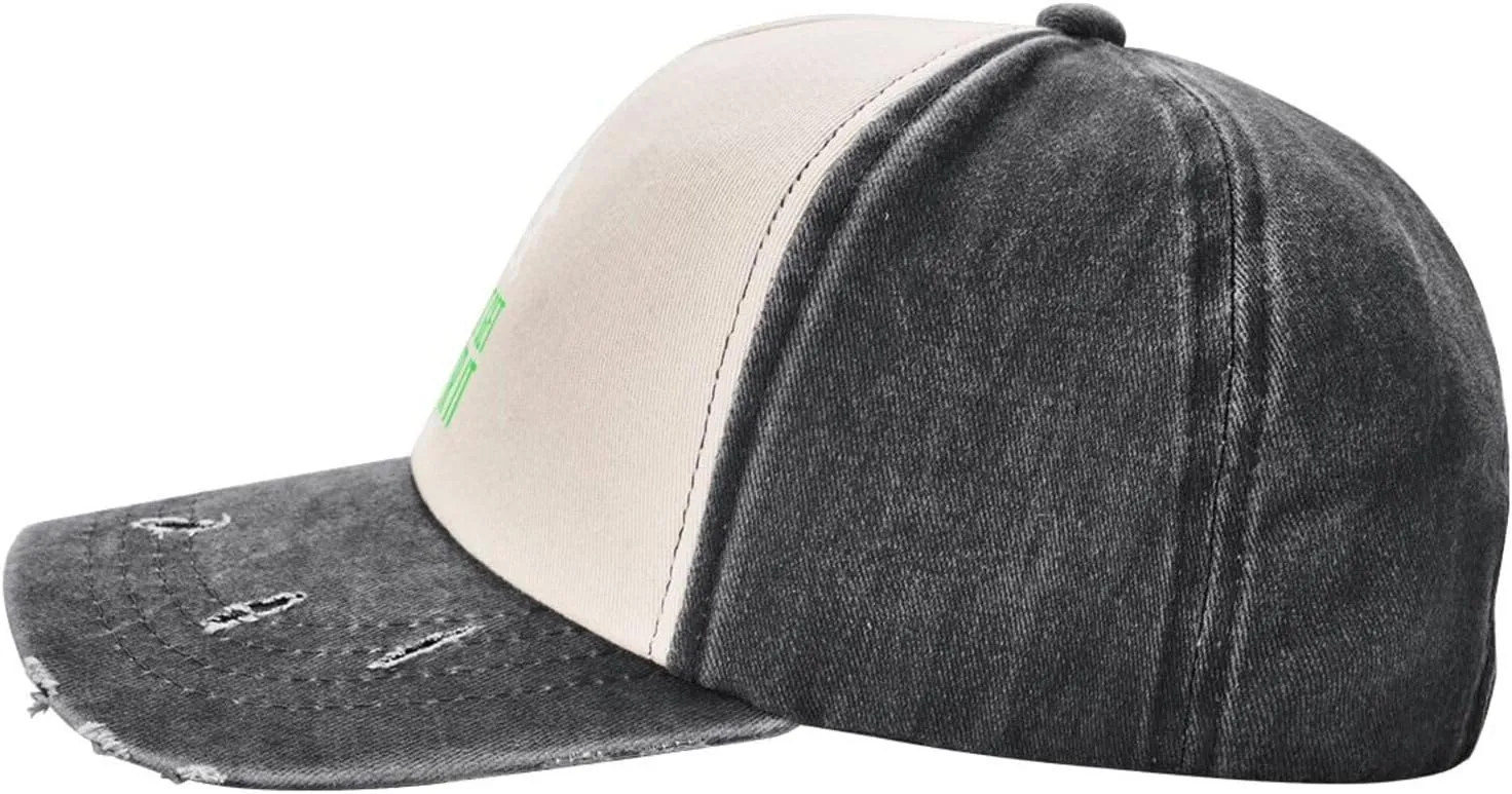 Horse Horseback Riding Jump Just Get Over It Outdoor Adult Washed Baseball Cap, Cowboy Hat, Travel Hat Sandwich Cap