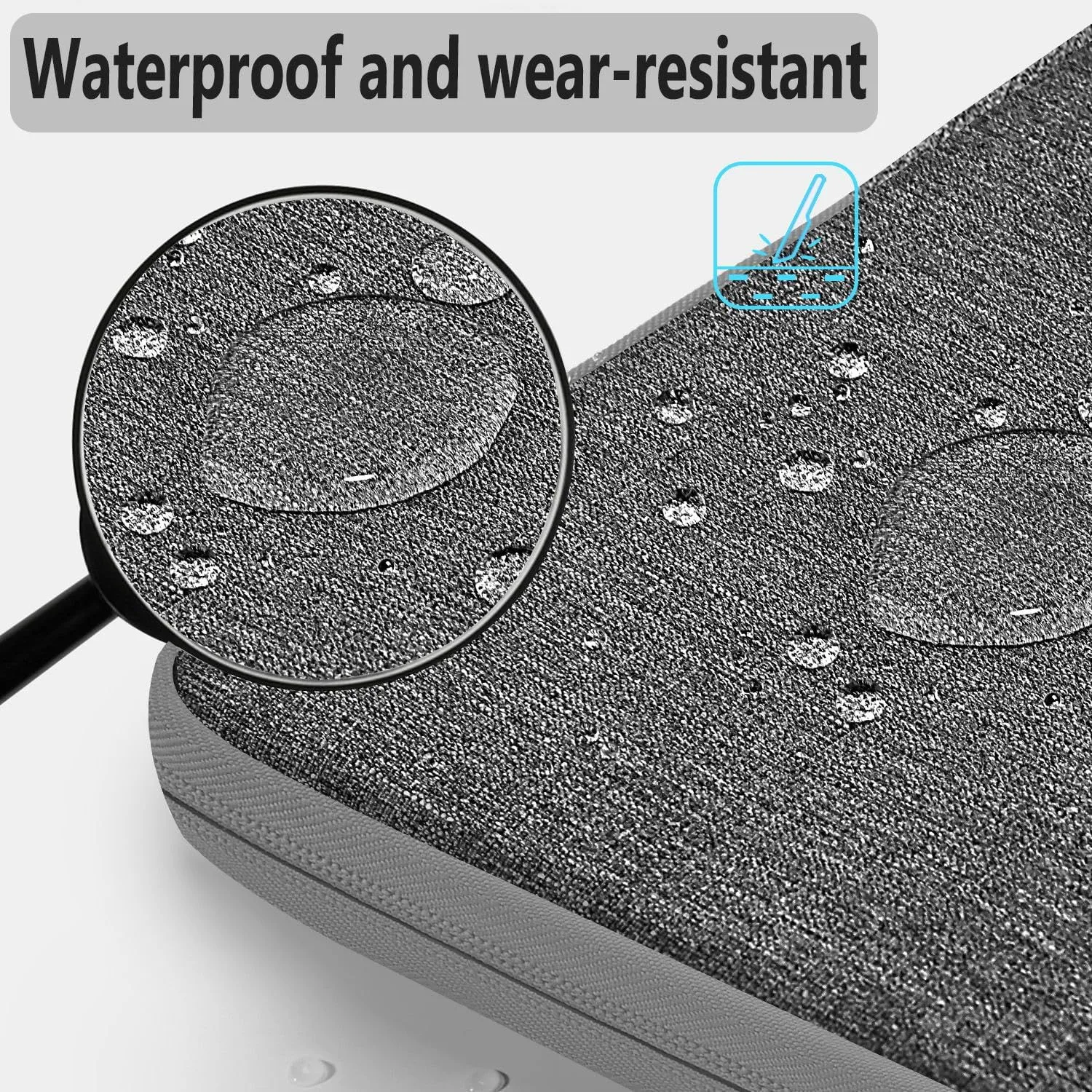 Hseok Slim Laptop Shoulder Bag 13-14 inch HandBag with Small Case Compatible with MacBook Pro 14" M4/M3/M2/M1 2025-2021, 13.3" Mac Air/Pro, XPS 13/14 and Most 13"-14" Notebooks,Dark gray