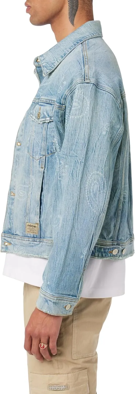 HUDSON Men's Denim Trucker Jacket