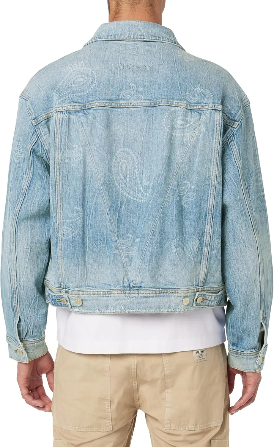 HUDSON Men's Denim Trucker Jacket
