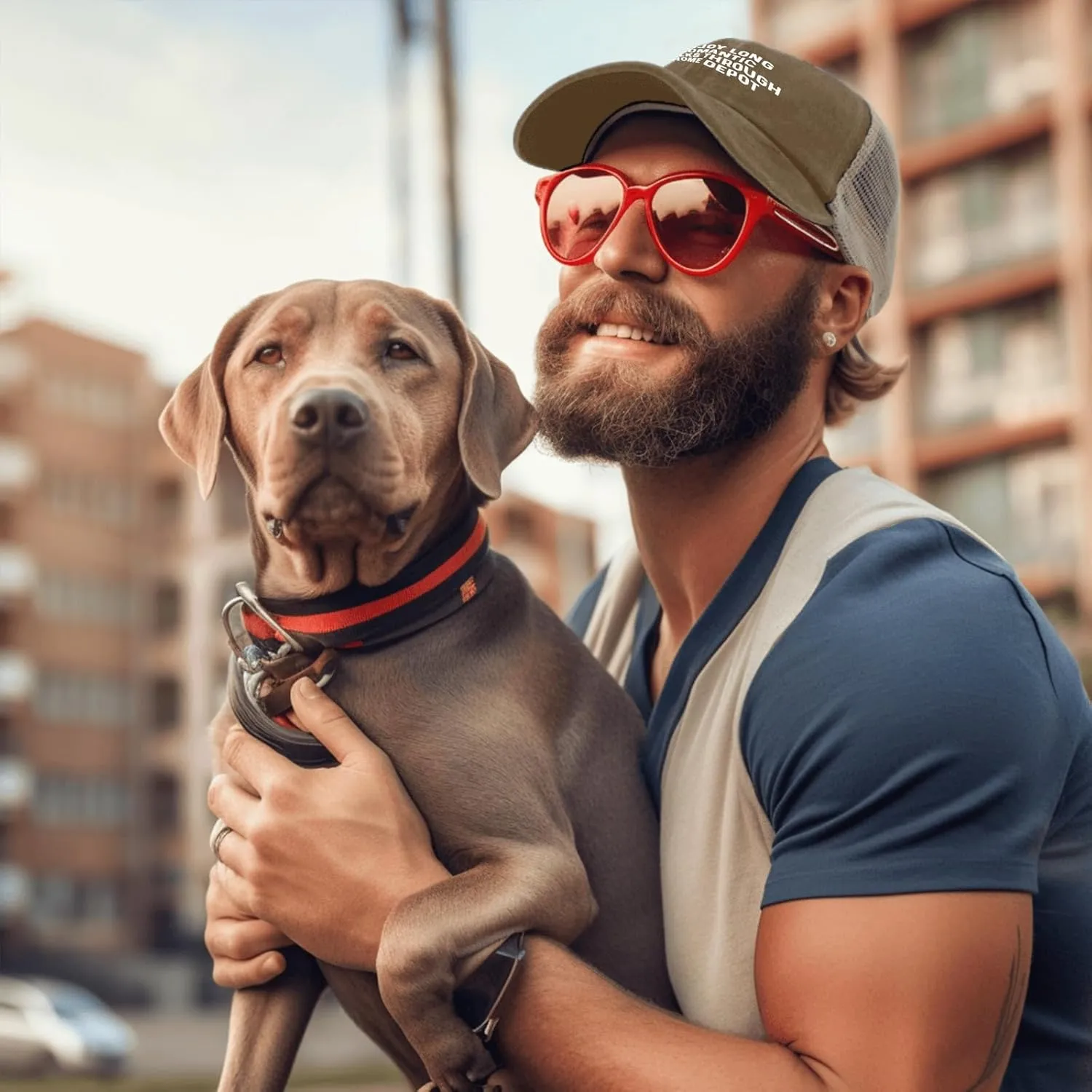 I Enjoys Long Romantic Walks Through Home Depot Trucker Hat Men Funny Mesh Cap for Summer