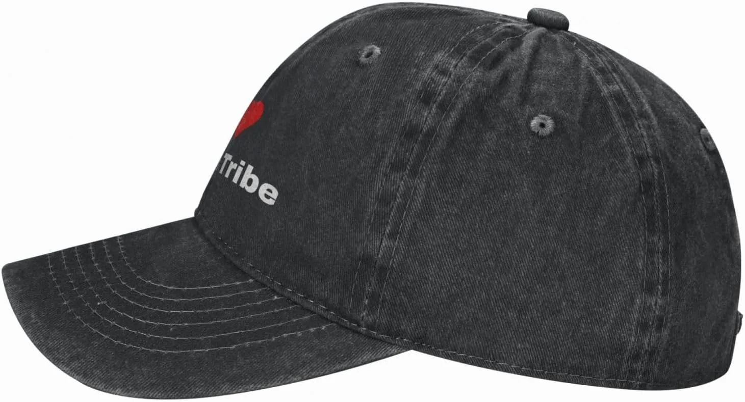 I Love Omaha Tribe Baseball Cap for Men Women Washed Cotton Adjustable Vintage Dad Hat