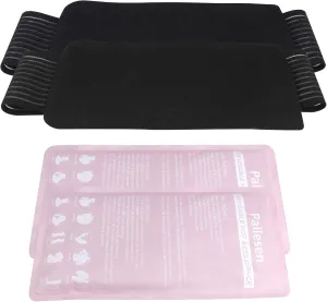 Ice Packs for Injuries Reusable, Knee Ice Pack Wrap,Reusable Gel Hot Pack & Cold Pack Compress for Pain Relief,Rehabilitation, Flexible Therapy, for Knee, Back, Neck, Wrist, Ankle Pink