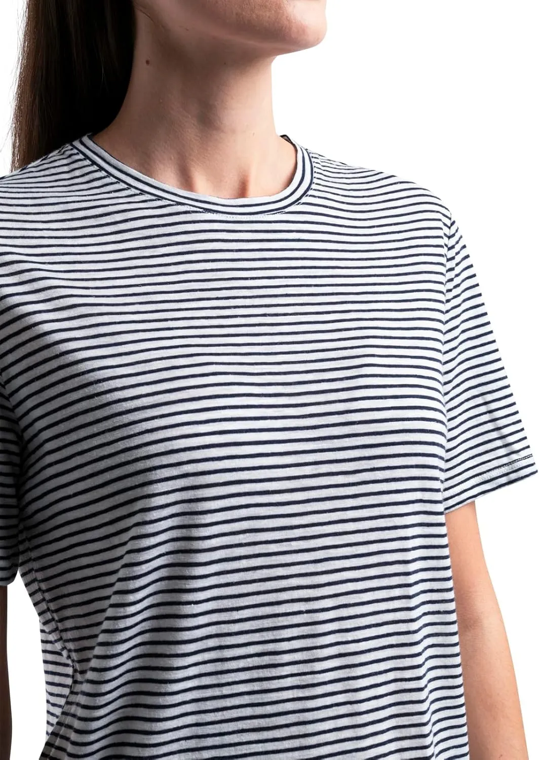 Icebreaker Merino Women's Merino Linen Ss Tee Stripe