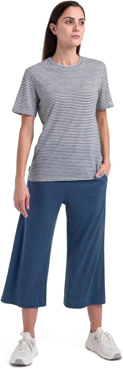 Icebreaker Merino Women's Merino Linen Ss Tee Stripe