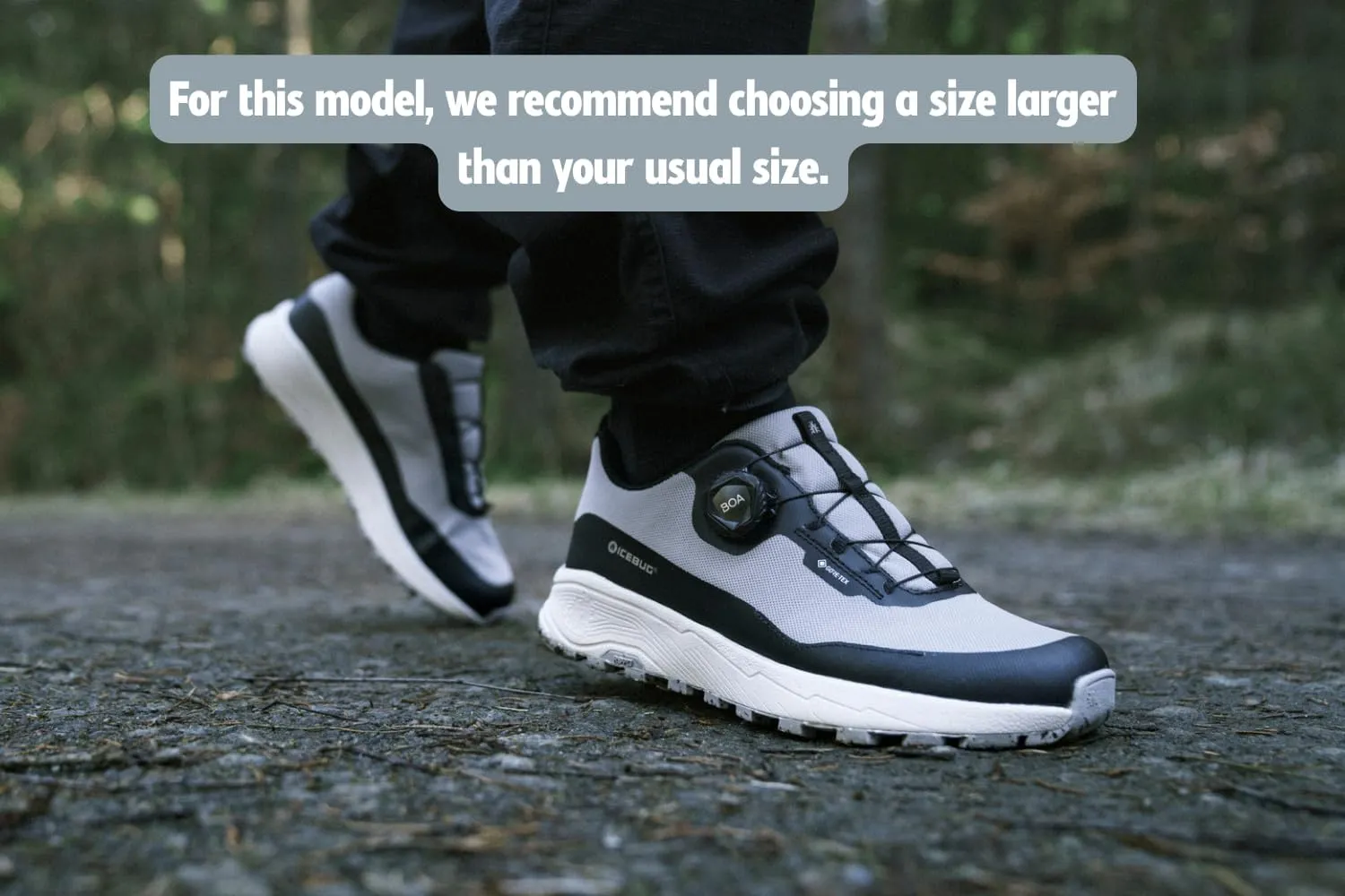 Icebug Haze RB9X GTX – Women's Waterproof Walking & Outdoor Shoe, All-Weather Protection, BOA® Fit System, High-Traction Grip