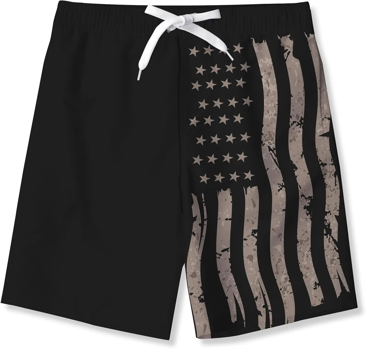 Idgreatim Teens Boys Swim Trunks Quick Dry Beach Swimwear UPF 50  Board Shorts with Mesh Lining 6-14 Years