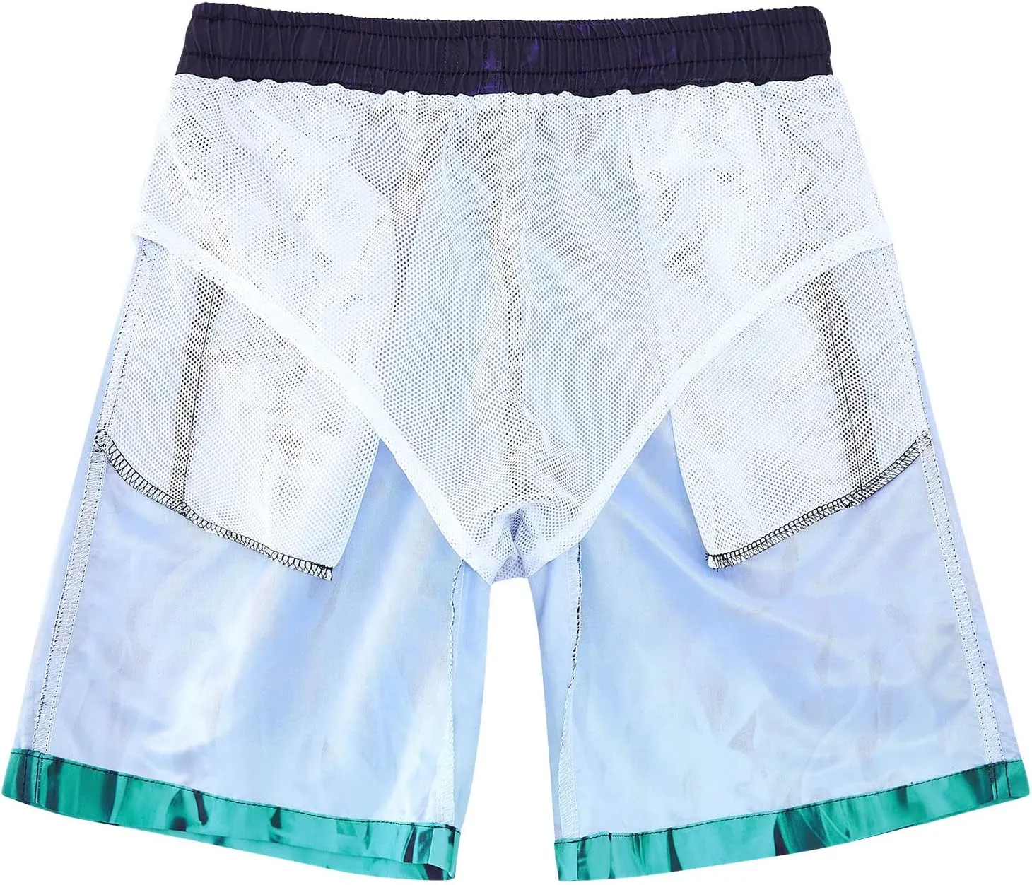 Idgreatim Teens Boys Swim Trunks Quick Dry Beach Swimwear UPF 50  Board Shorts with Mesh Lining 6-14 Years