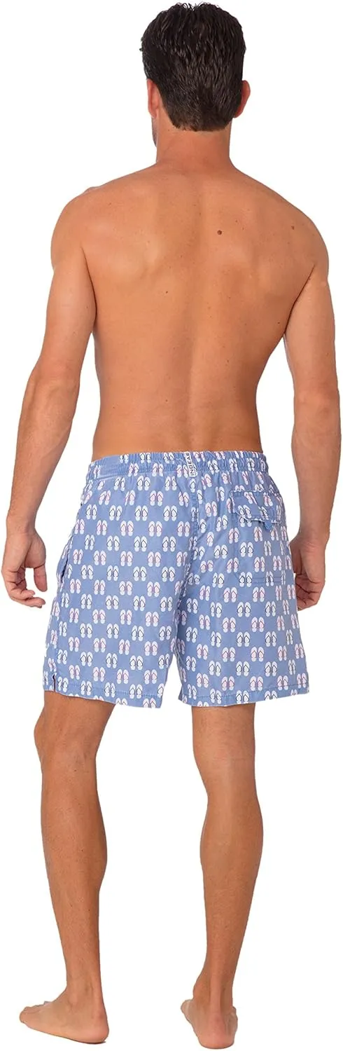 INGEAR Performance Men's Quick Dry SPF50  Swim Trunks Water Shorts Swimsuit Beach Shorts with Mesh Lining
