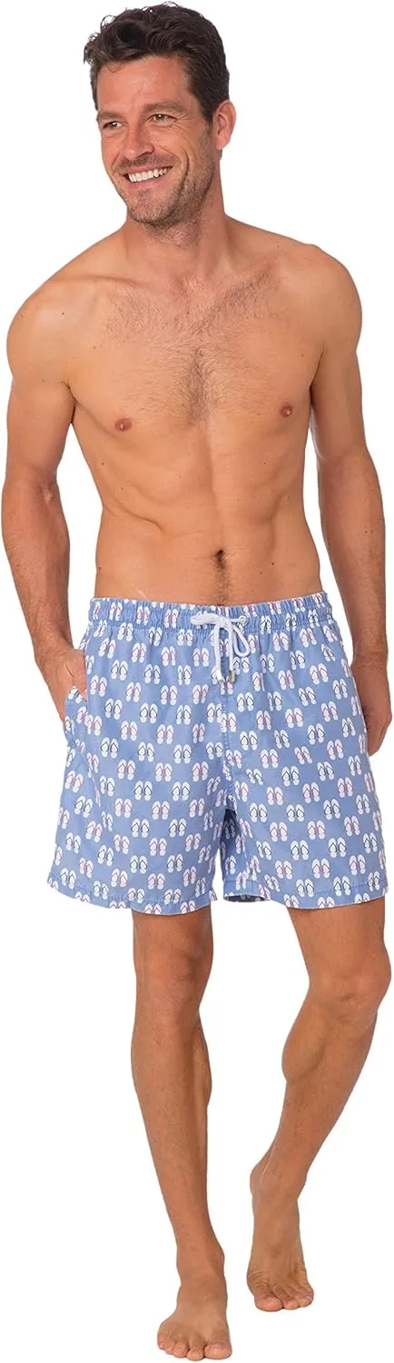 INGEAR Performance Men's Quick Dry SPF50  Swim Trunks Water Shorts Swimsuit Beach Shorts with Mesh Lining