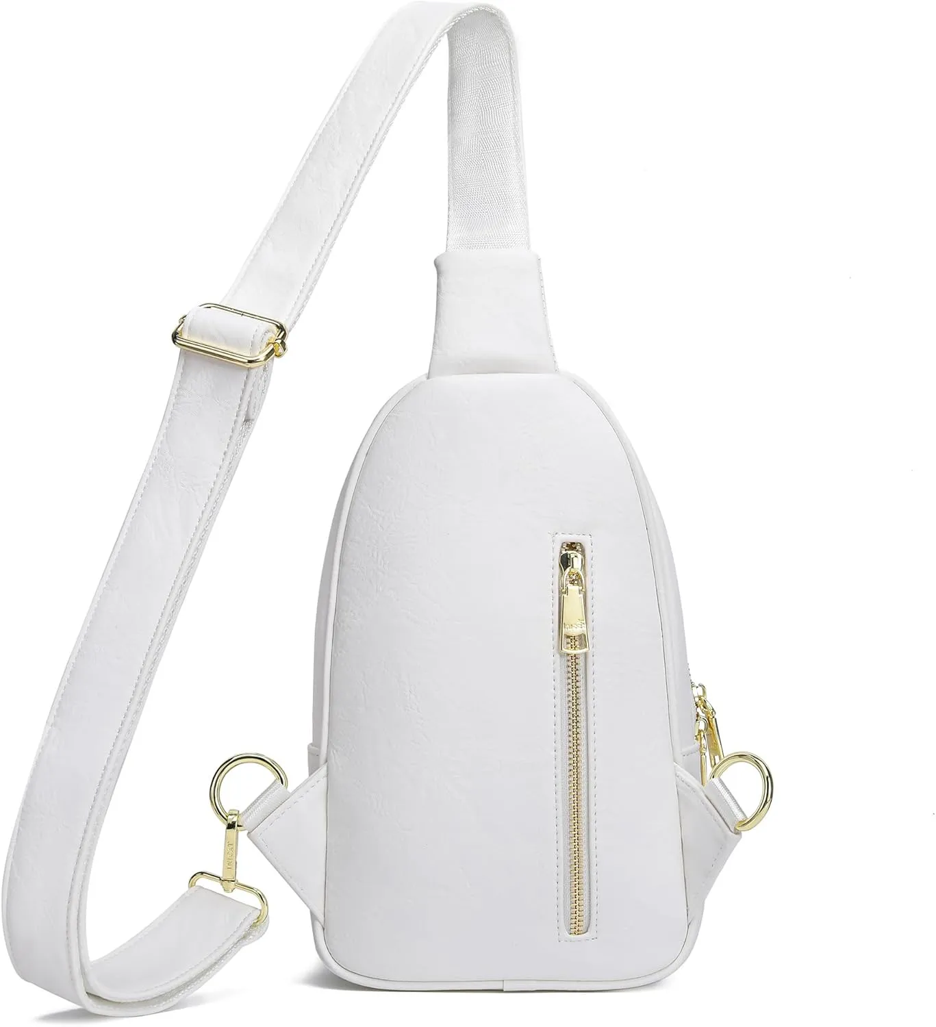 INICAT Crossbody Sling Bags Fanny Packs Leather Purses Chest Bag for Women