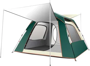 Instant Pop-Up Camping Tent for 3-8 People Lightweight Double Layer Family Tent with Carrying Bag for Outdoor Camping Hiking Climbing Fishin