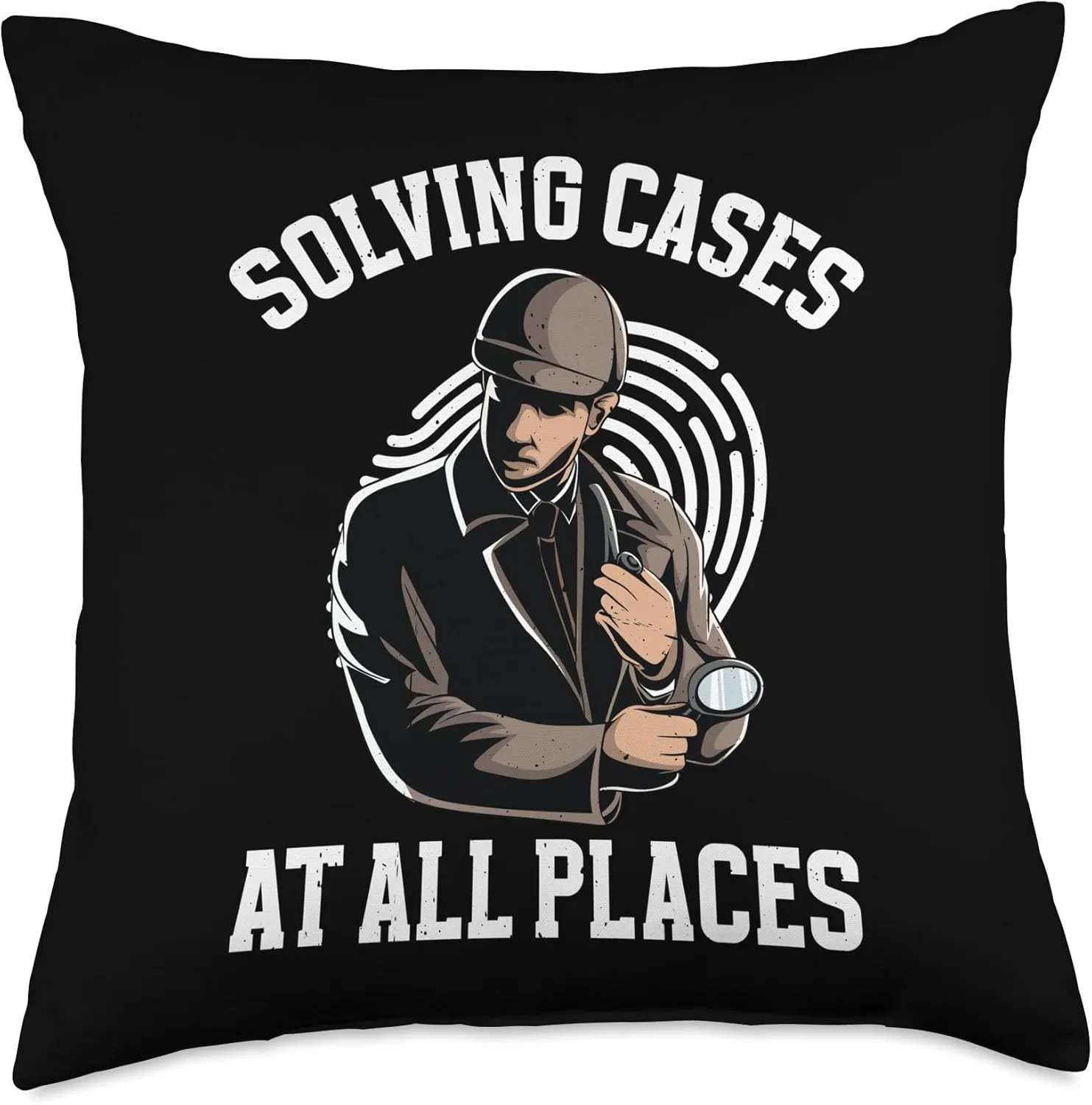Investigation Uniform Observation Gear Private Investigator Throw Pillow