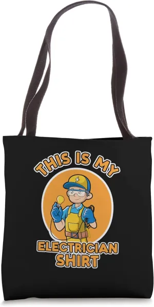 Ironic Saying Electro Worker Electrician Engineer Tote Bag