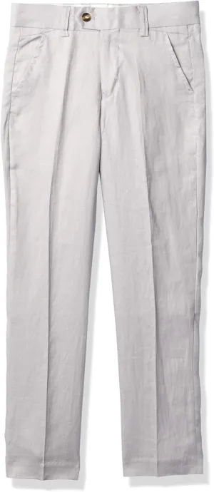 Isaac Mizrahi Boys' Slim Fit Linen Pants