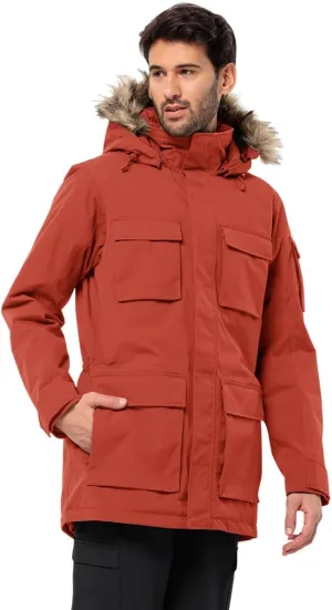 Jack Wolfskin Men's Glacier Canyon Parka Waterproof Insulated Field Jacket
