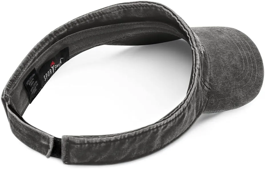 Jet Lag Made Me Do It Airline Aviation Visor Denim