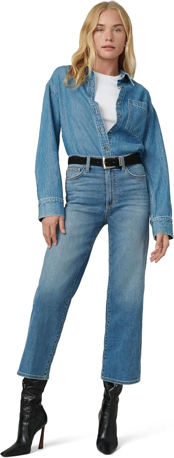 Joe's Women's The Classic Button Down Denim Long Sleeve Shirt