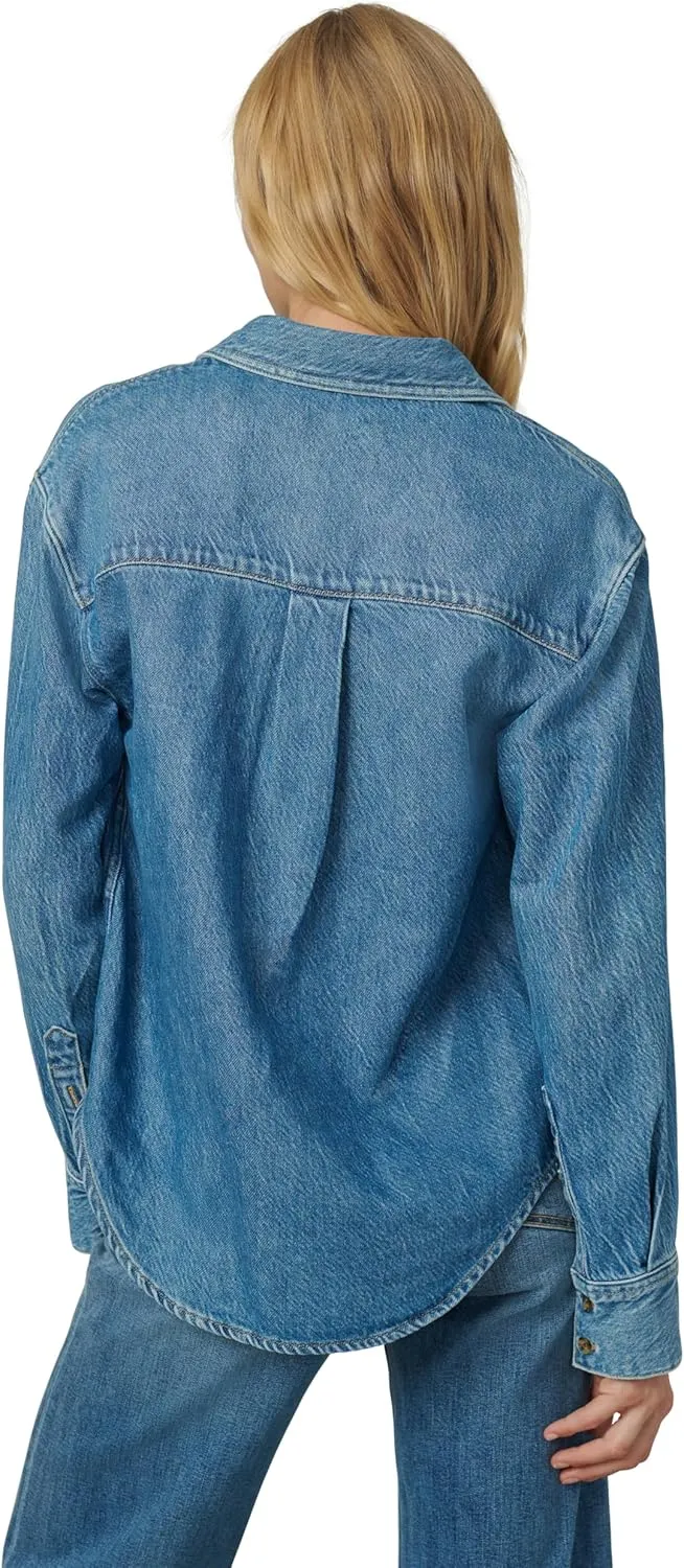 Joe's Women's The Classic Button Down Denim Long Sleeve Shirt