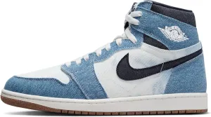 Jordan Men's 1 Retro High OG Denim Summit White/Obsidian (FQ2947 100) - 13