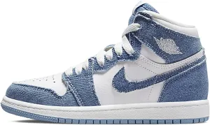Jordan Preschool Jordan 1 Retro High OG PS CU0449 104 Denim - Size 3Y