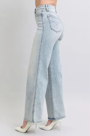 Judy Blue High-Waisted Tummy Control Retro Wide-Leg Jeans – Stylish, Flattering, and Comfortable - 88867