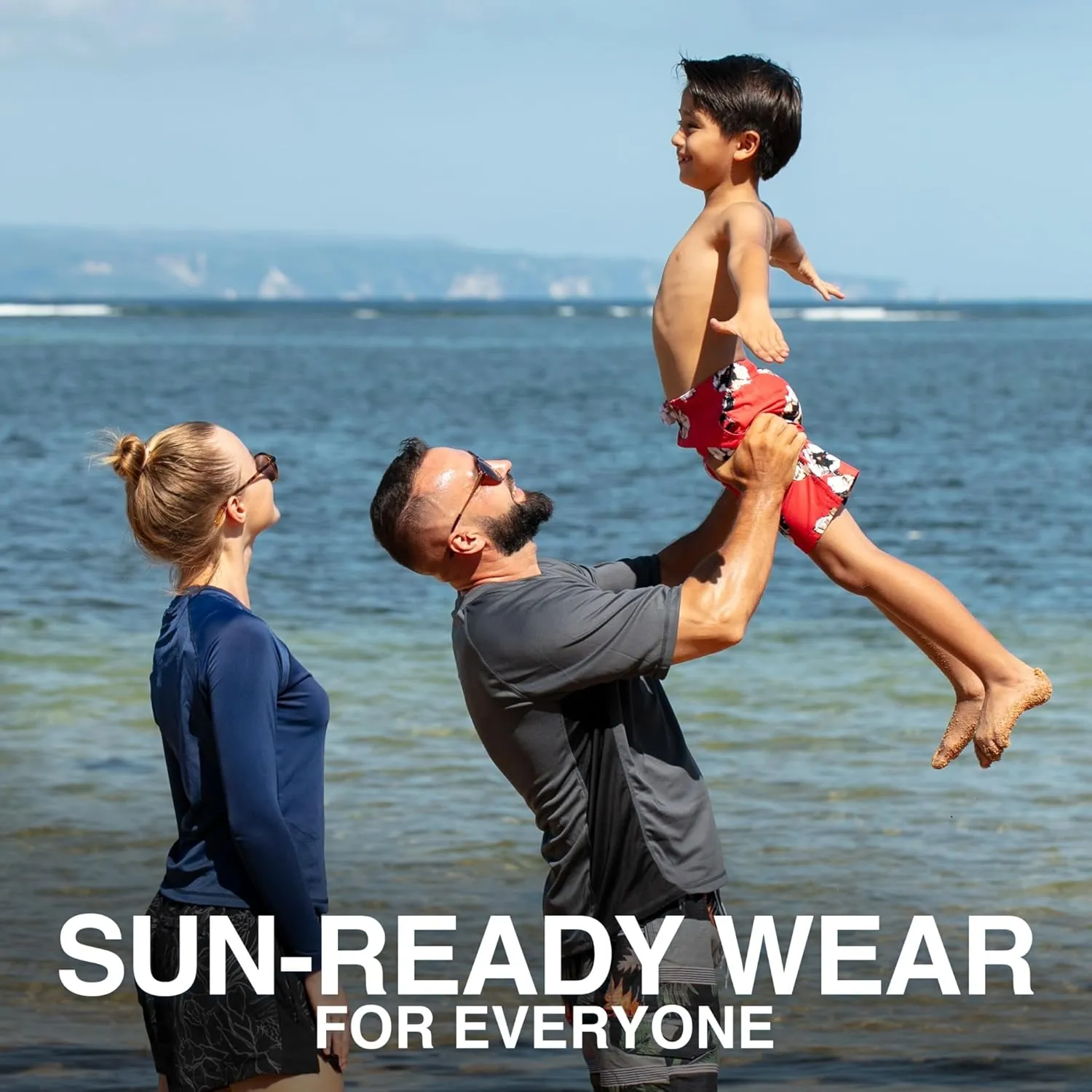 Kanu Surf Echo Boys Swim Trunks with UPF 50  Sun Protection-Quick Dry Boys Swimsuit
