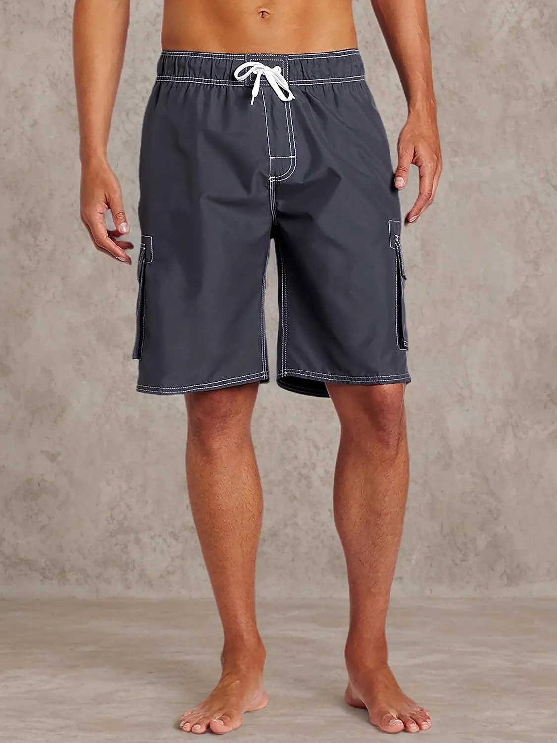 Kanu Surf Men's Barracuda Swim Trunks, 9" Inseam (Regular & Extended Sizes)