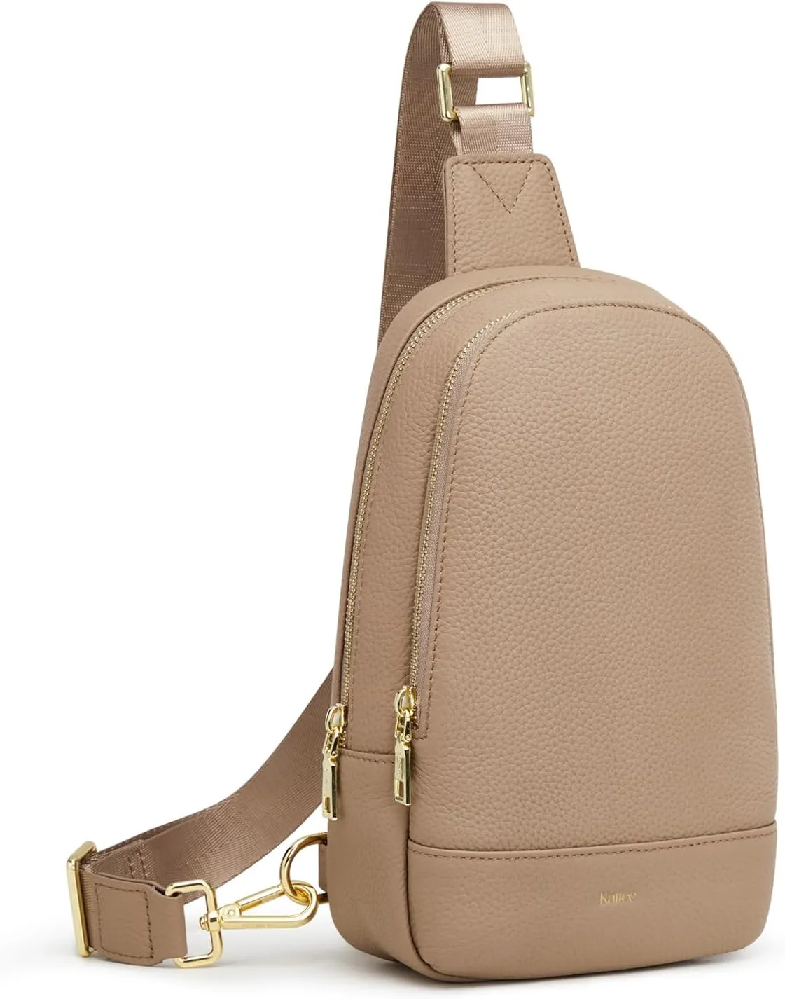 Kattee Sling Bag for Women Crossbody, Soft Leather Fanny Packs for Women, Small Crossbody Chest Bag with RFID Blocking