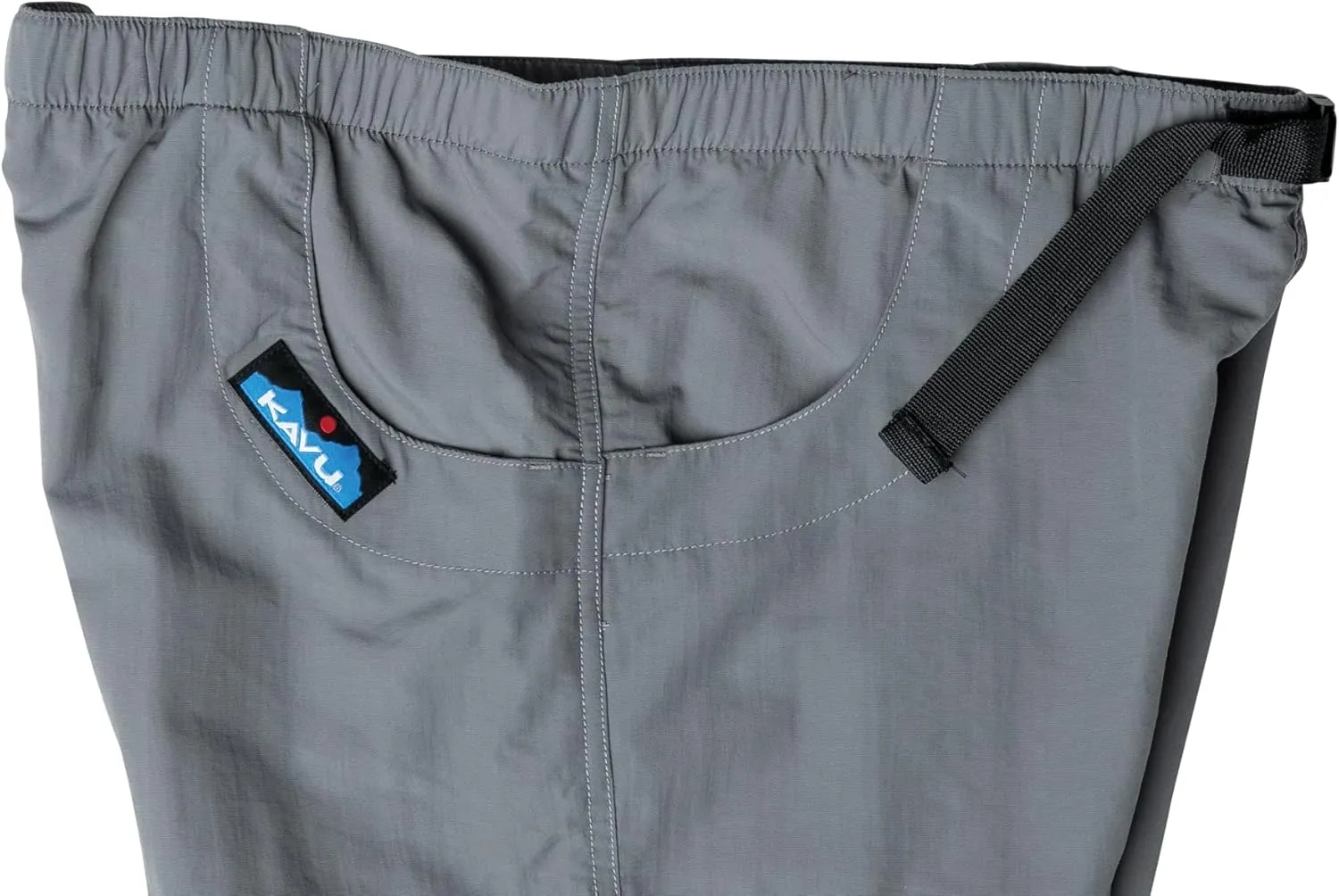 KAVU Elle Quick Dry Shorts with Mesh Pockets, Elastic Waistband, Belt
