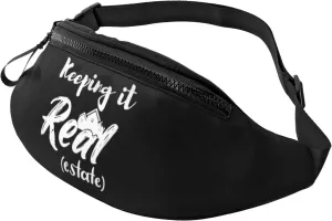 Keeping It Real Estate Adjustable Leisure Waistpack Outdoor Sports Running Waistpack Travel Phone Bag