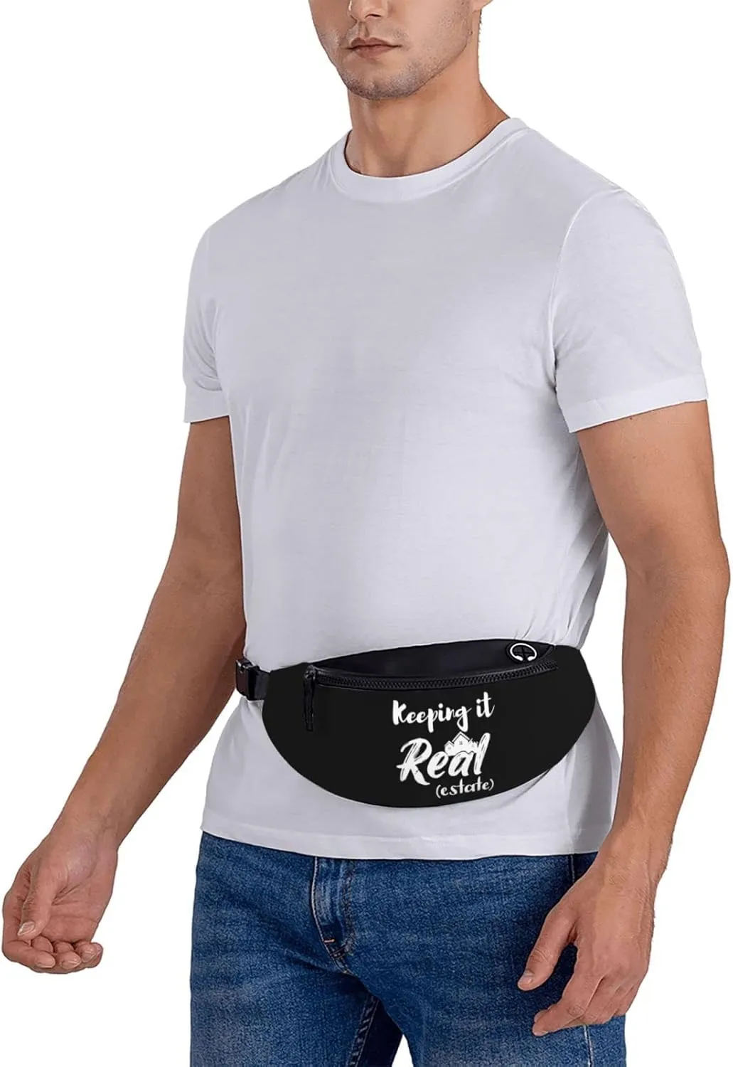 Keeping It Real Estate Adjustable Leisure Waistpack Outdoor Sports Running Waistpack Travel Phone Bag