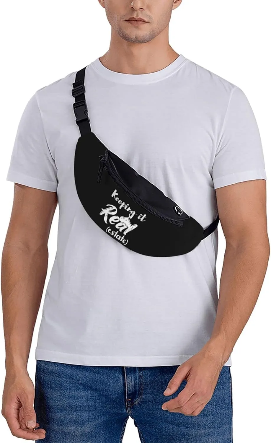 Keeping It Real Estate Adjustable Leisure Waistpack Outdoor Sports Running Waistpack Travel Phone Bag