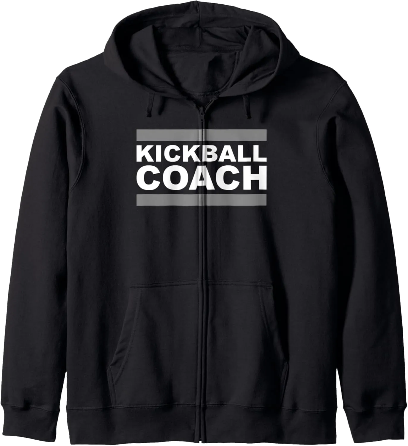 Kickball Coach Zip Hoodie