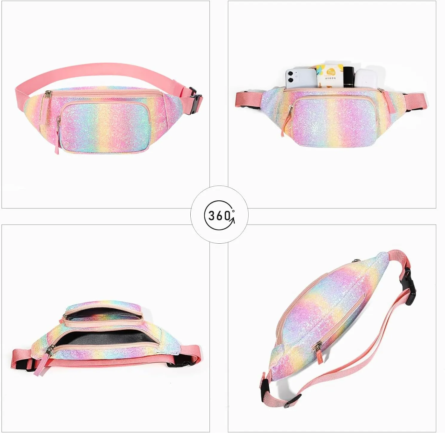 Kids Fanny Pack for Girls, Cute Waist Bag for Cute Girls Gifts