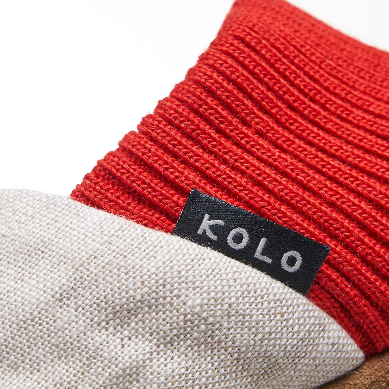 Kolo Linen House Shoes, Ultra-Soft Lining, Camel Suede Sole, For Men and Women
