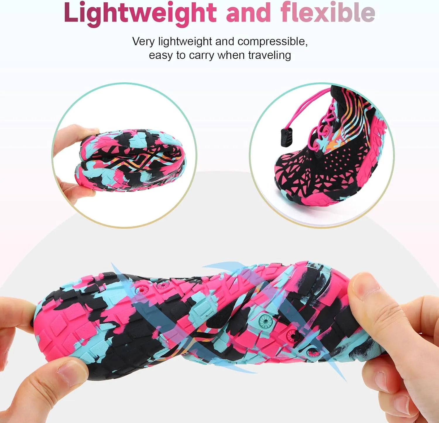 KUANG! Womens Mens Water Shoes Athletic Hiking Quick Dry Barefoot Aqua Swim Sport Shoes with Drainage