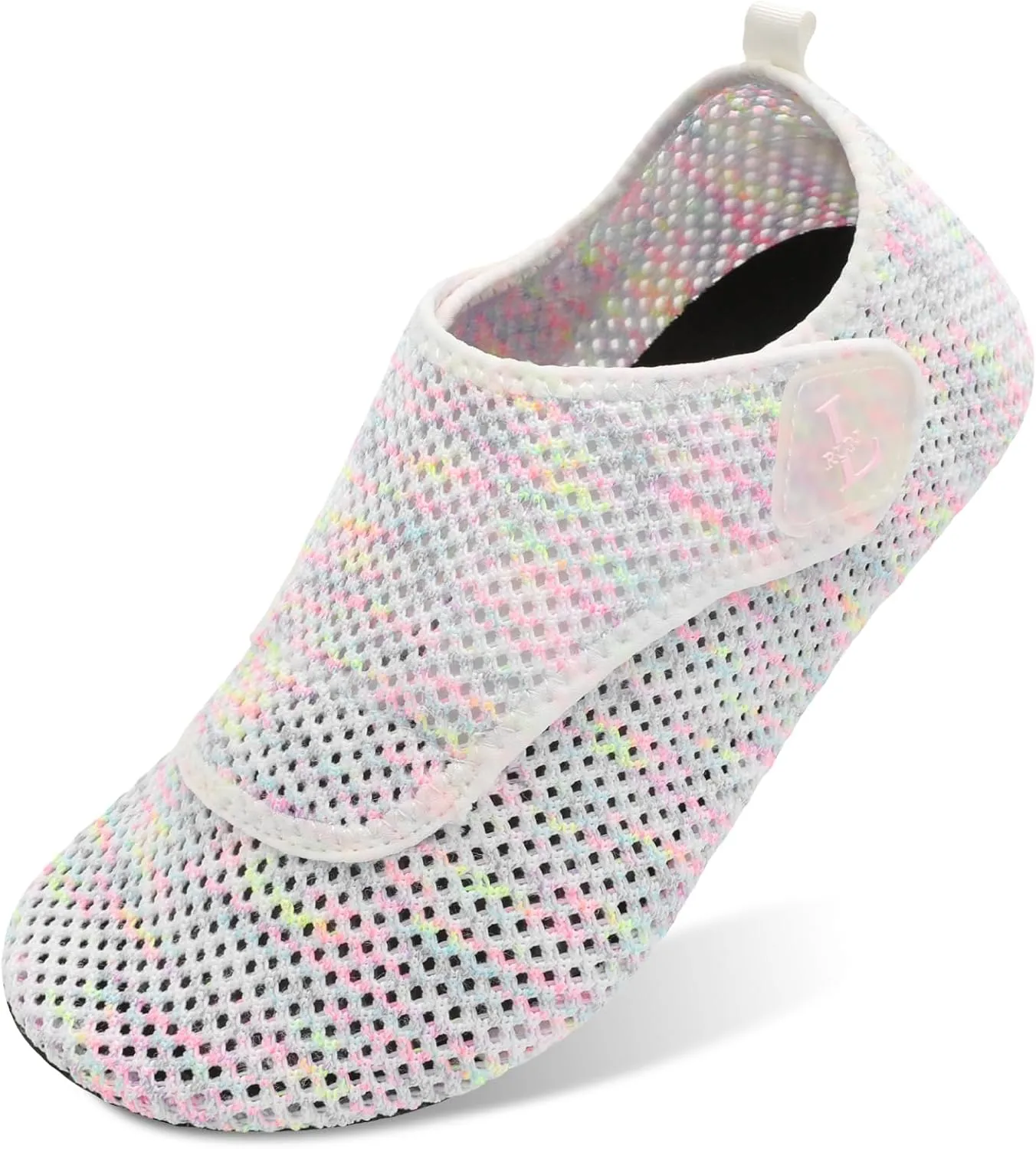 L-RUN Womens Mens Water Shoes Wide Toe Barefoot Swim Shoes for Beach Pool Sand Yoga Quick Dry Adluts Aqua Sock Non Slip