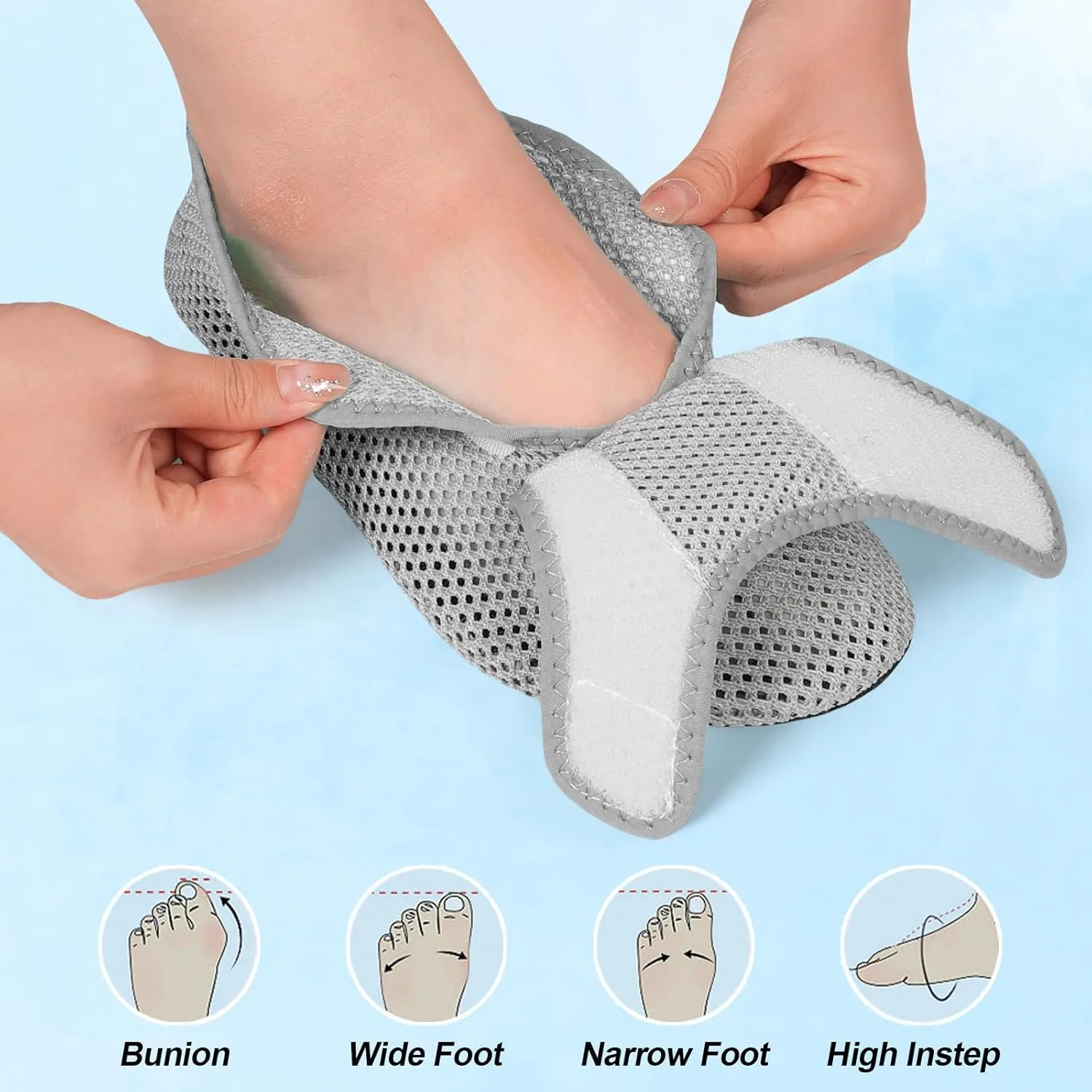 L-RUN Womens Mens Water Shoes Wide Toe Barefoot Swim Shoes for Beach Pool Sand Yoga Quick Dry Adluts Aqua Sock Non Slip