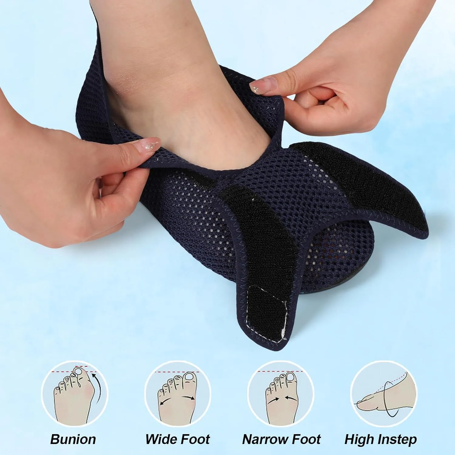 L-RUN Womens Mens Water Shoes Wide Toe Barefoot Swim Shoes for Beach Pool Sand Yoga Quick Dry Adluts Aqua Sock Non Slip