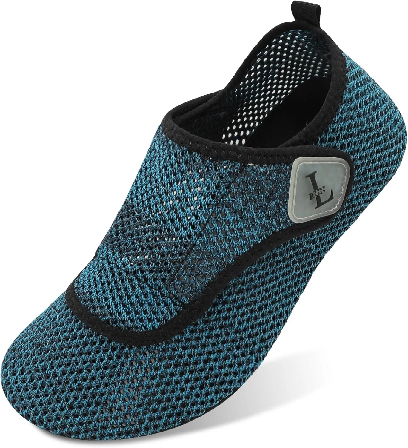 L-RUN Womens Mens Water Shoes Wide Toe Barefoot Swim Shoes for Beach Pool Sand Yoga Quick Dry Adluts Aqua Sock Non Slip